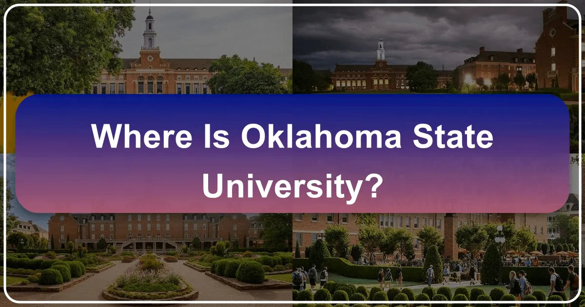 Where Is Oklahoma State University?
