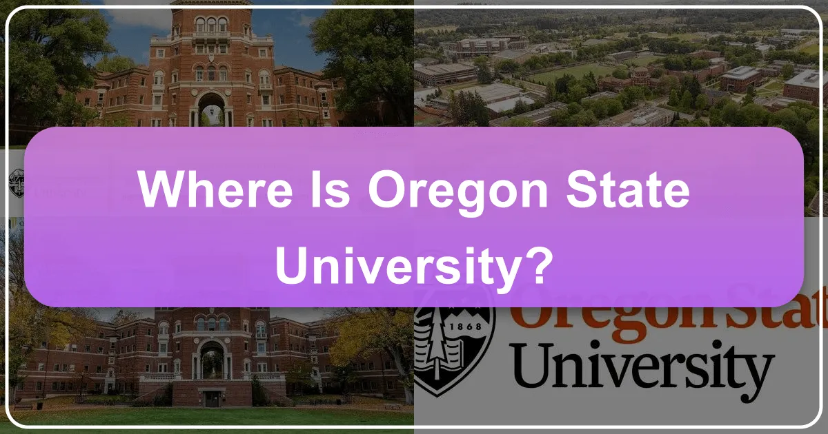 Where is Oregon State University?
