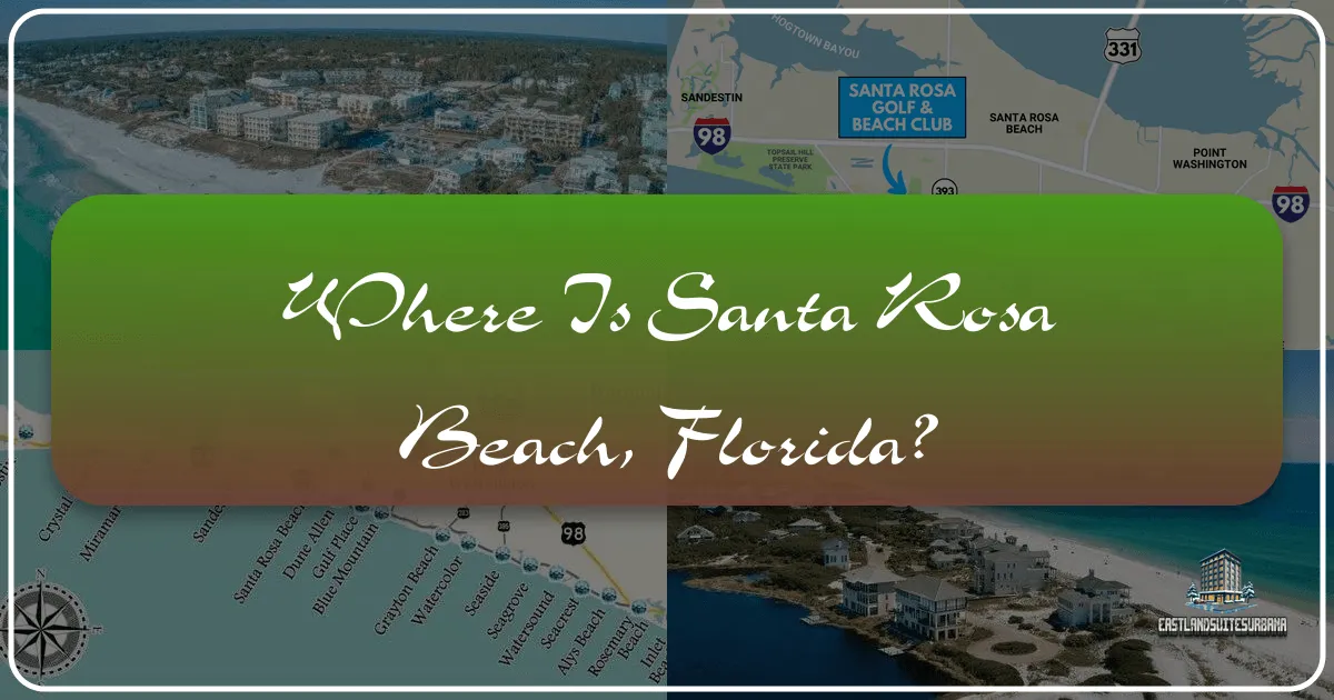 Where is Santa Rosa Beach, Florida? Unveiling the Emerald Coast's Pristine Jewel