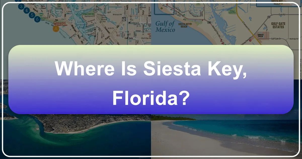 where is siesta key florida