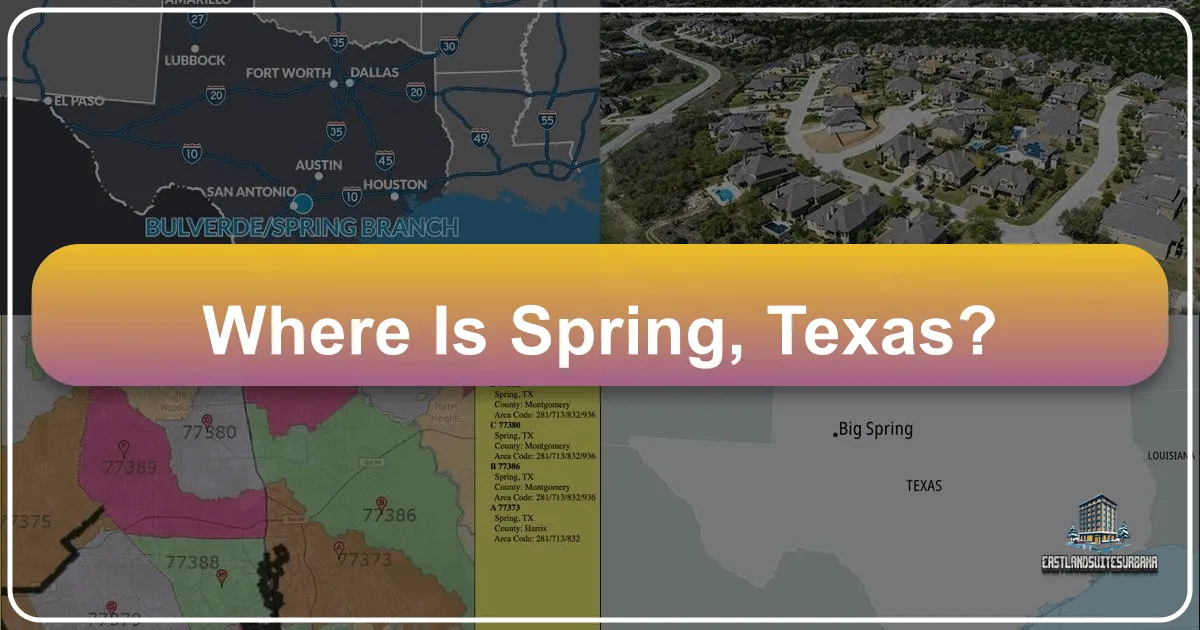 Where Is Spring, Texas? Your Comprehensive Guide to This Vibrant Houston Suburb