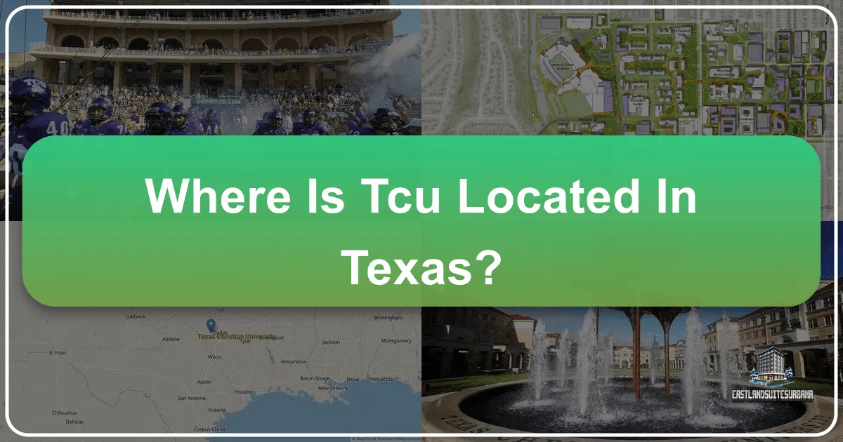 Where Is TCU Located In Texas? A Deep Dive into Fort Worth's Gem