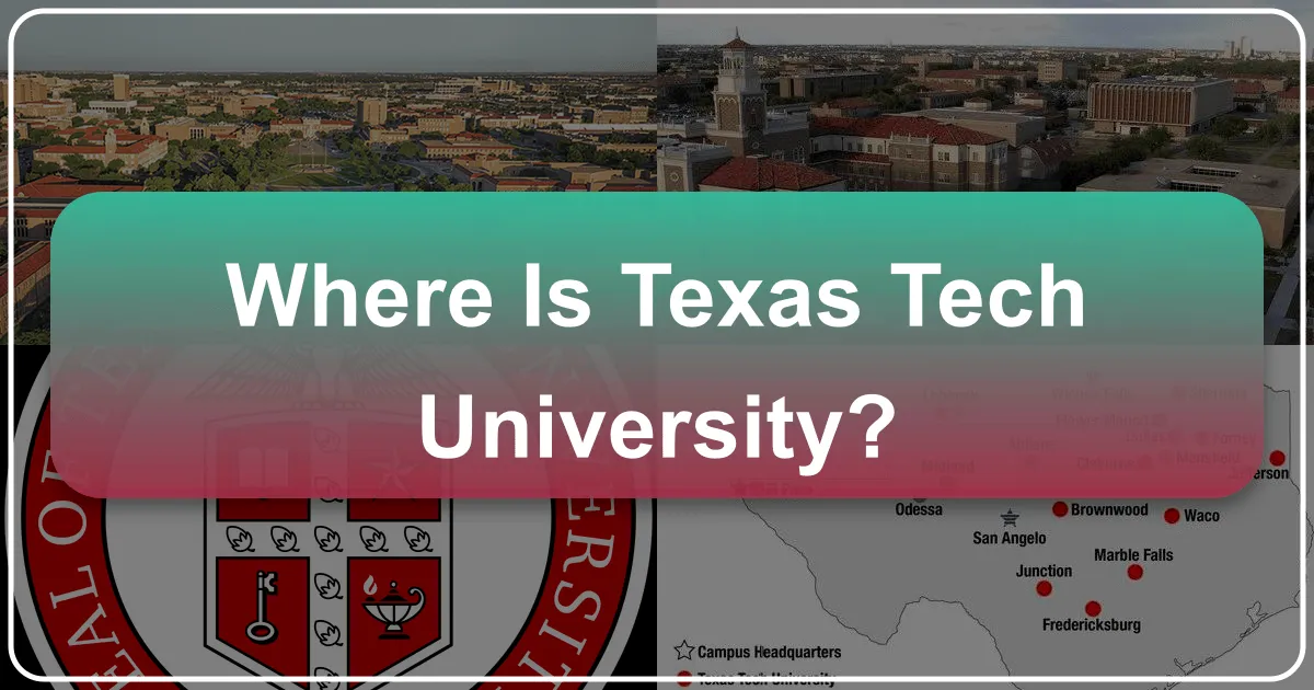 Where is Texas Tech University?