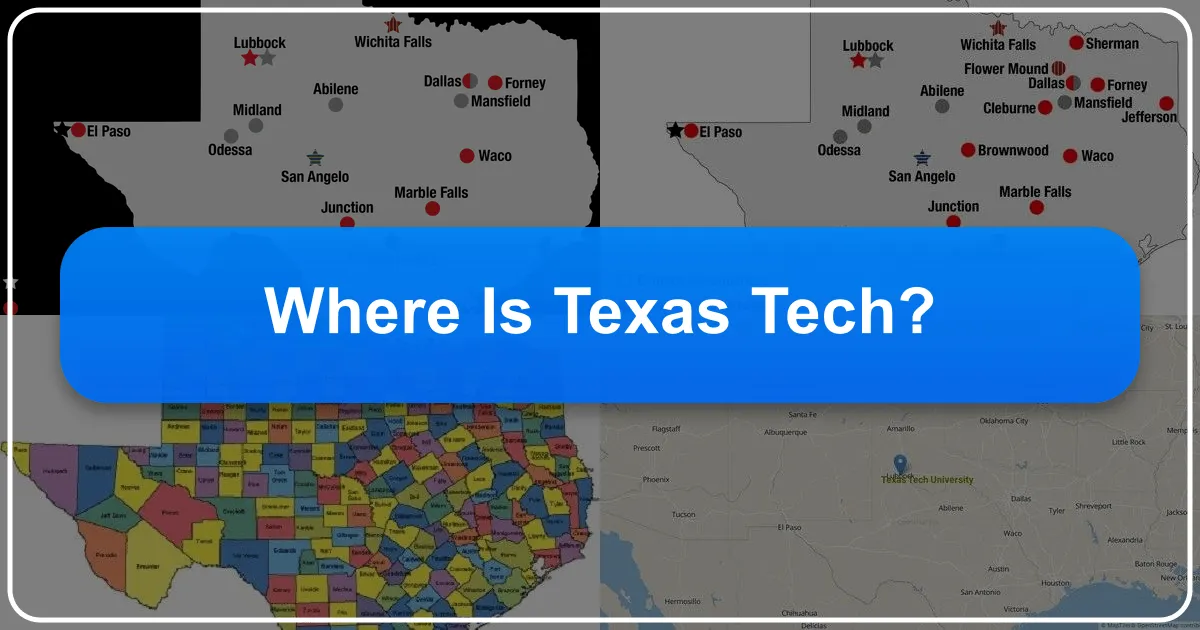 Where Is Texas Tech: A Deep Dive into Lubbock's Iconic University and Its Vibrant Surroundings
