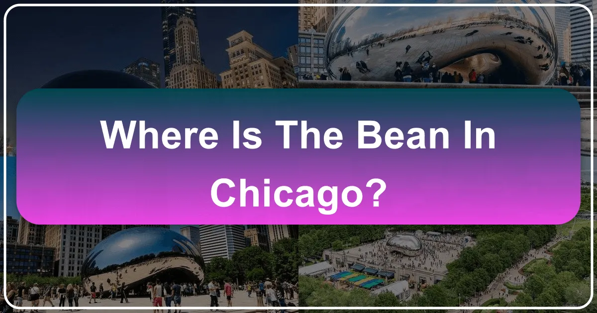 Where is The Bean in Chicago?