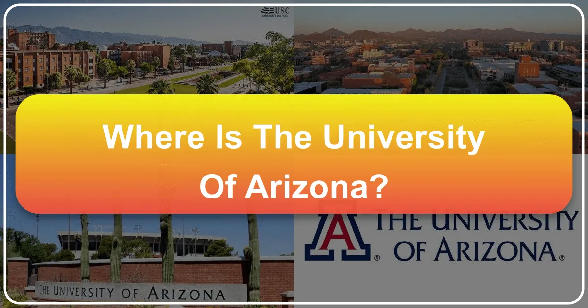Where Is The University of Arizona?