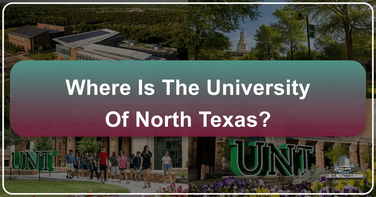 Where Is The University Of North Texas?