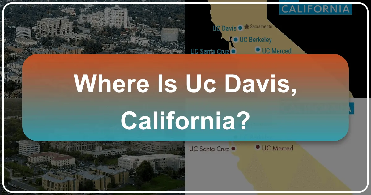 Where is UC Davis, California? Discovering a Central California Gem