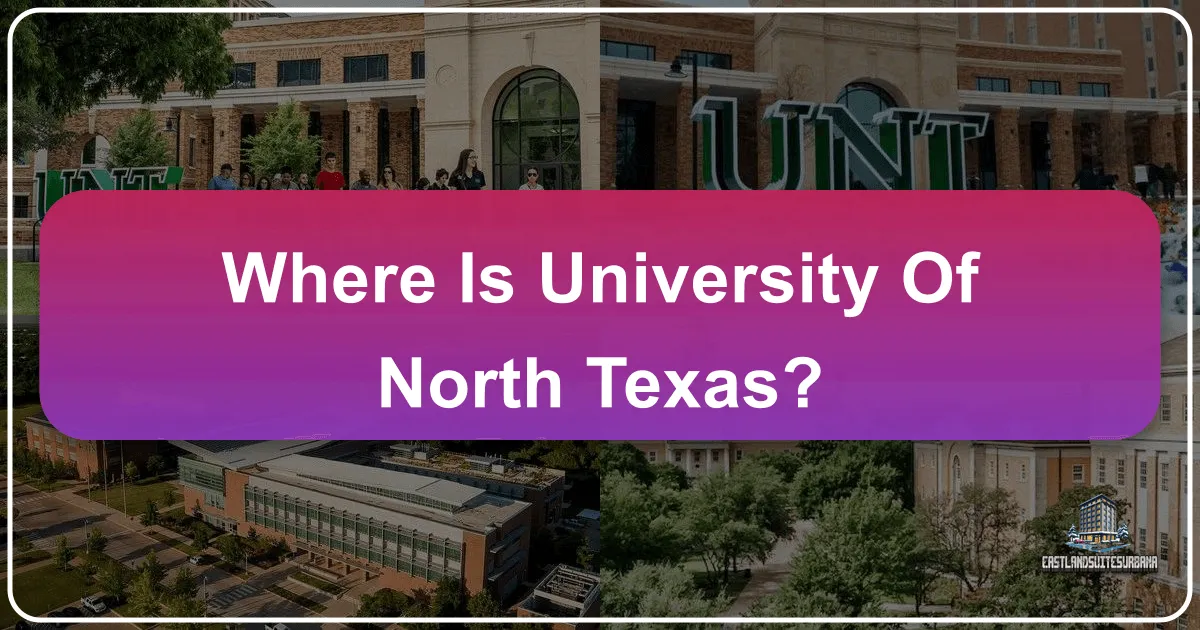 Where Is University Of North Texas?