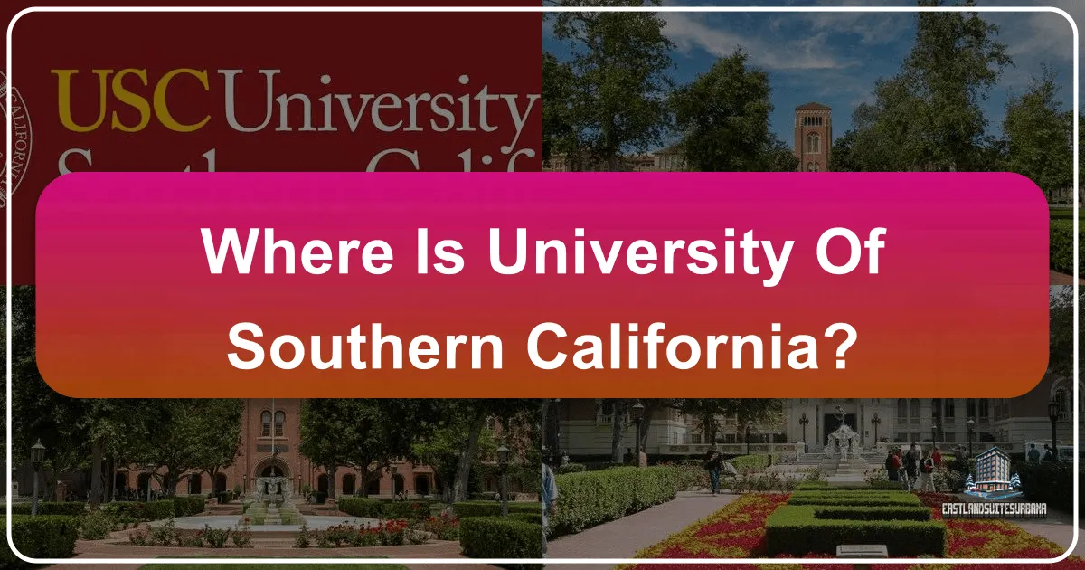 Where is University of Southern California?