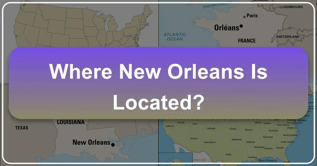 Where New Orleans is Located