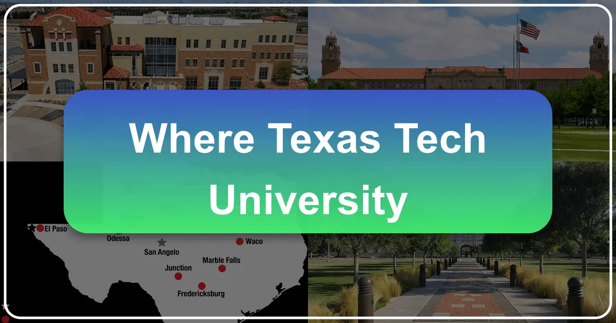 Where Texas Tech University