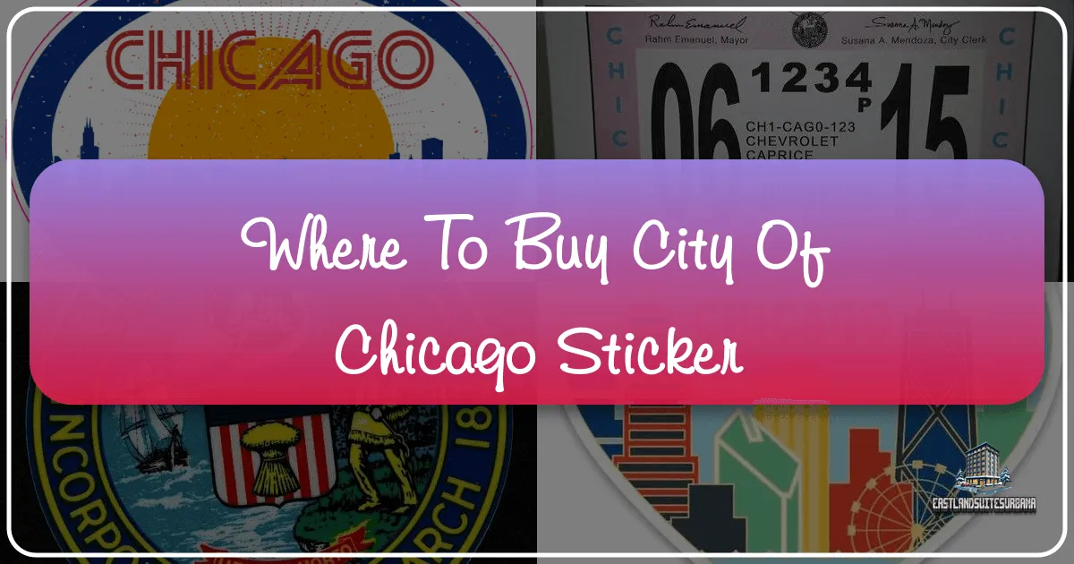 Where To Buy City Of Chicago Sticker