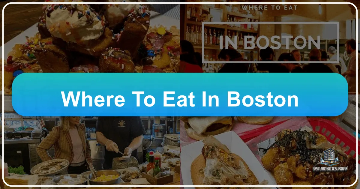 Where to Eat in Boston