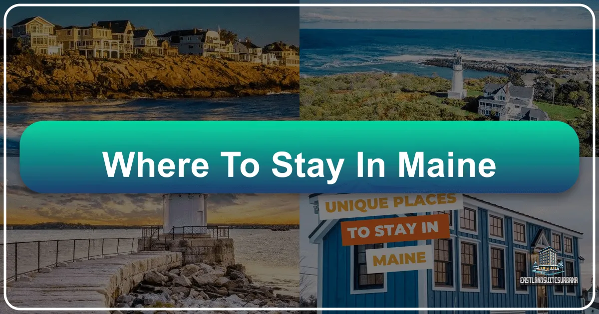 Where to Stay in Maine