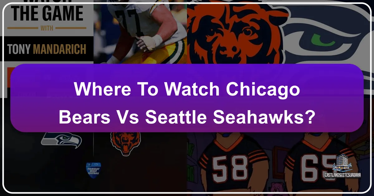 Where to Watch Chicago Bears vs Seahawks