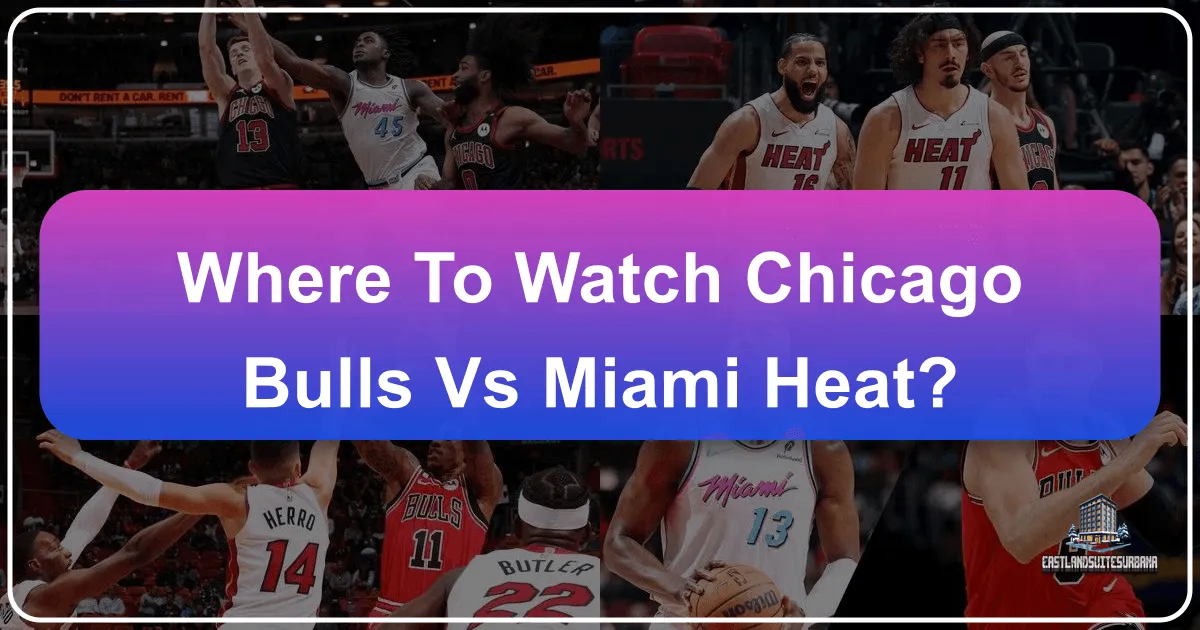 Where To Watch Chicago Bulls Vs Miami Heat?