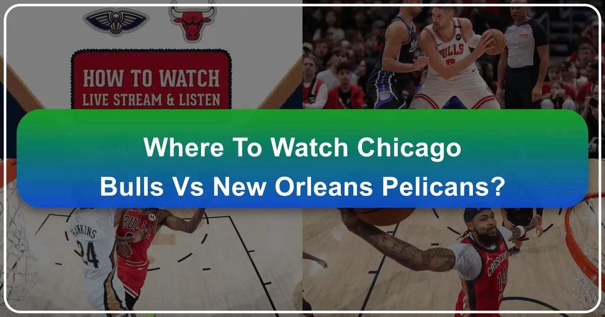 Where to Catch the Chicago Bulls vs. New Orleans Pelicans Game: A Traveler's Ultimate Guide