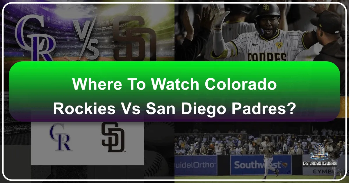 Where to Watch the Colorado Rockies vs. San Diego Padres: Your Ultimate Travel & Accommodation Guide