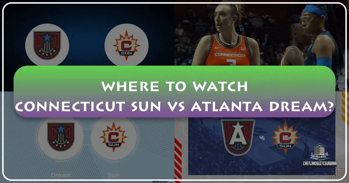 Where to Watch Connecticut Sun vs Atlanta Dream