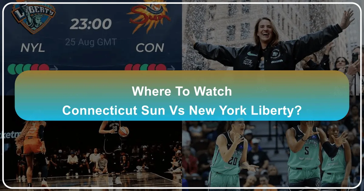 where to watch connecticut sun vs new york liberty