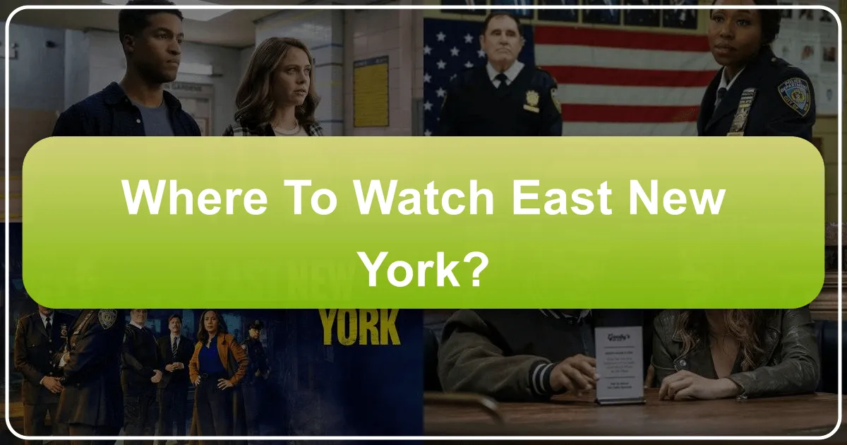 Where to Watch East New York