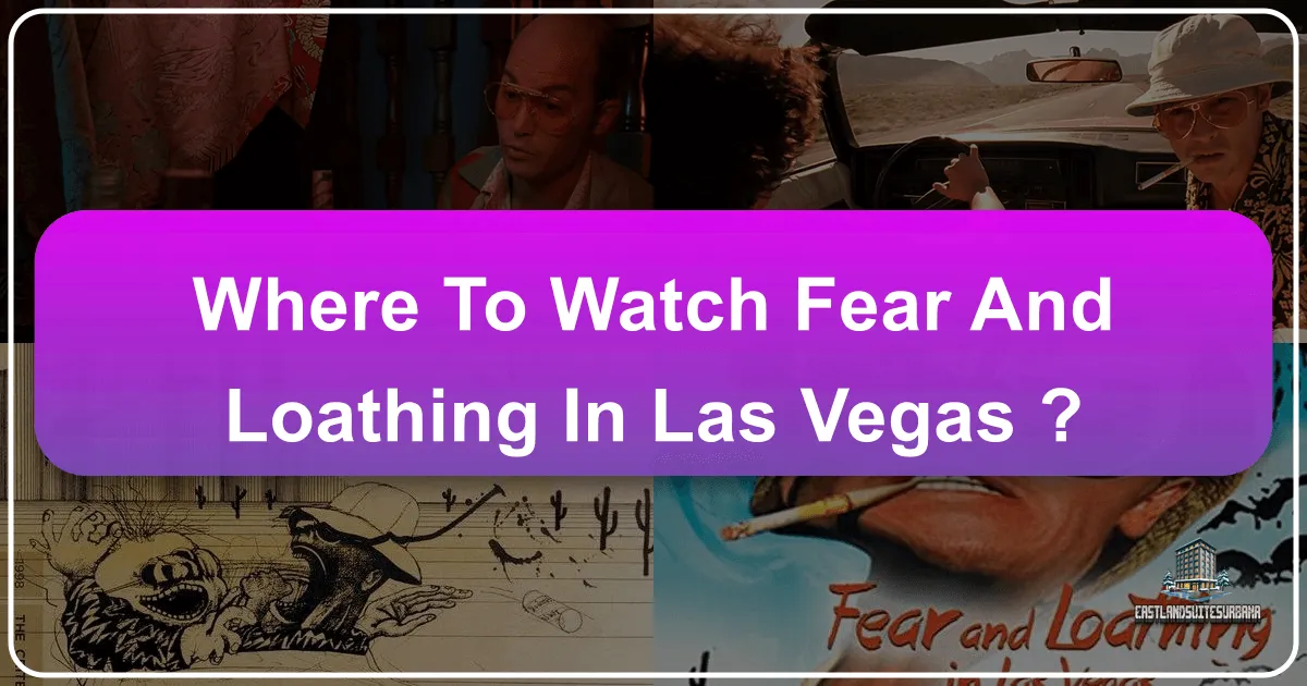 Where to Watch Fear and Loathing in Las Vegas