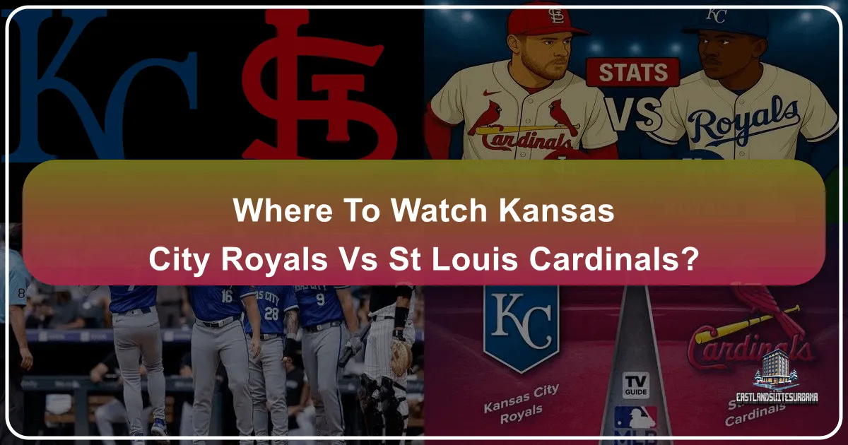 Where to Watch the Kansas City Royals vs. St. Louis Cardinals Showdown