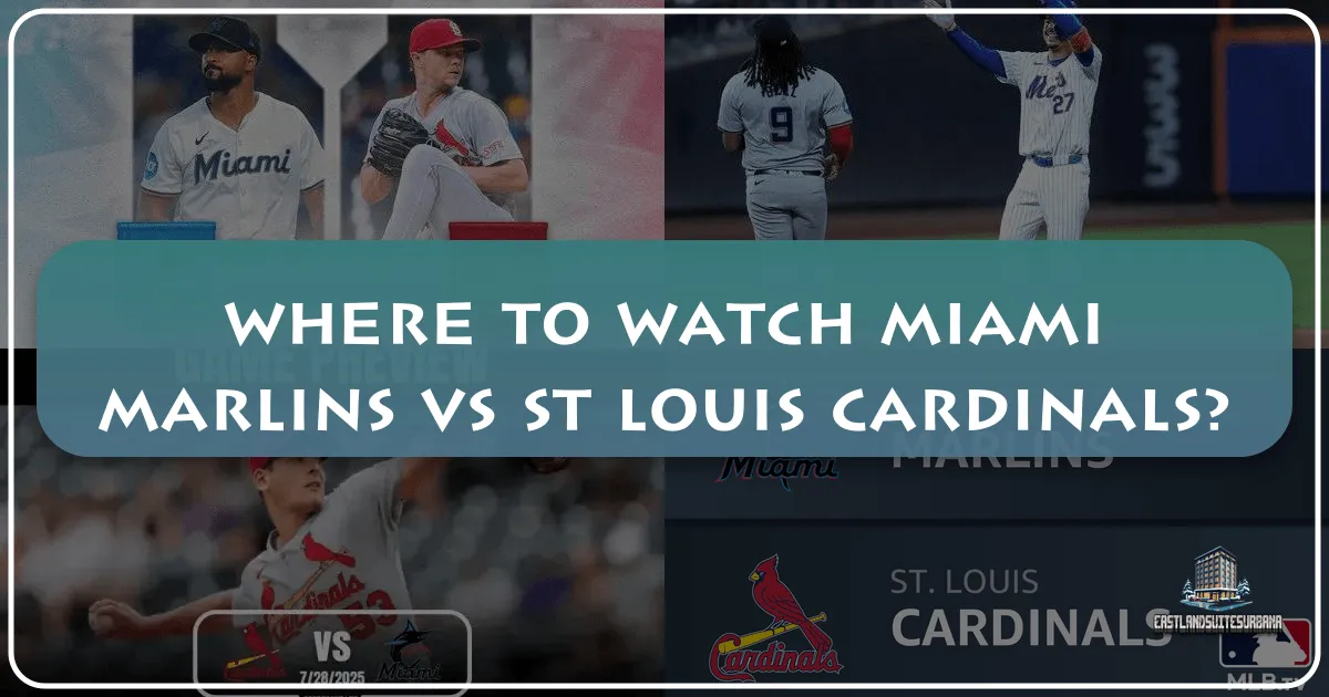 where to watch miami marlins vs st louis cardinals