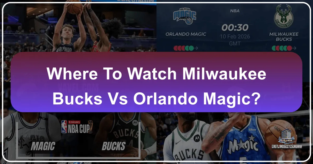 Catch the Action: Your Ultimate Guide to Watching the Milwaukee Bucks Vs. Orlando Magic