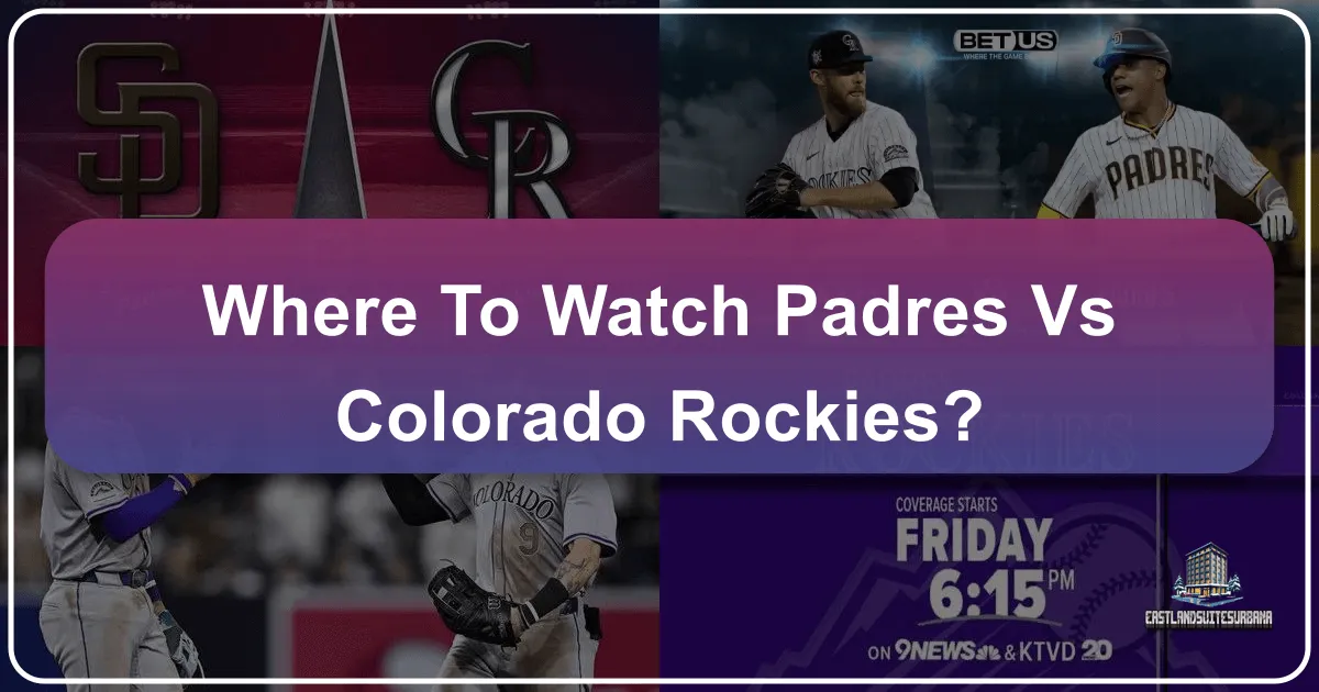 Where To Watch Padres Vs Colorado Rockies? Your Ultimate Guide to Experiencing MLB on the Go