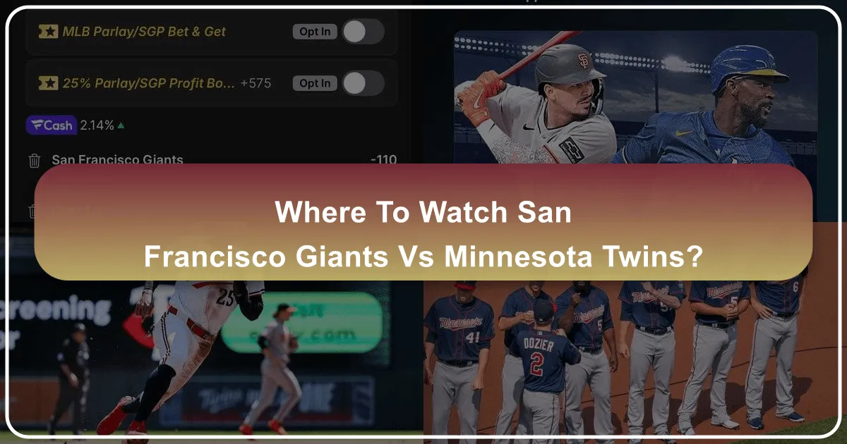 Where to Watch San Francisco Giants vs Minnesota Twins: A Traveler's Guide