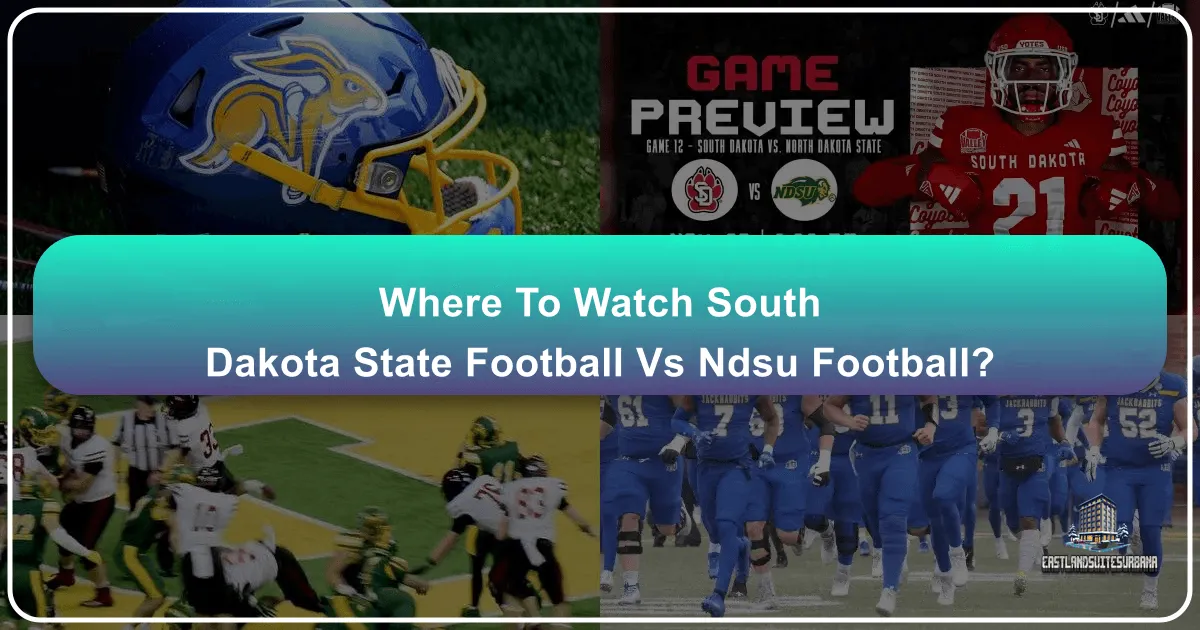 Where to Watch South Dakota State Football vs NDSU Football