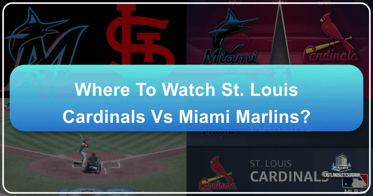 Where to Watch St. Louis Cardinals vs Miami Marlins