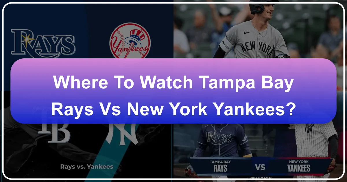 Where to Watch the Tampa Bay Rays vs. New York Yankees: A Traveler's Guide to Baseball and Beyond