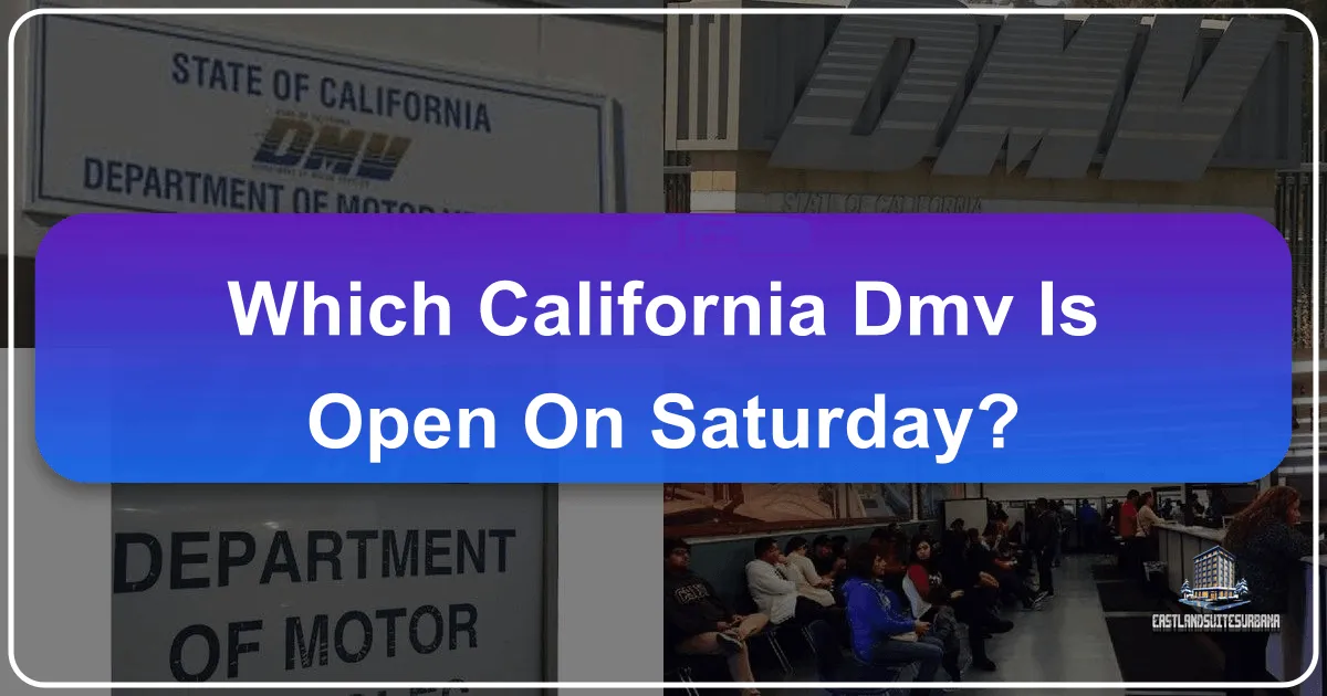 Navigating California DMV Saturday Hours: Your Ultimate Guide for Travelers and Busy Lifestyles