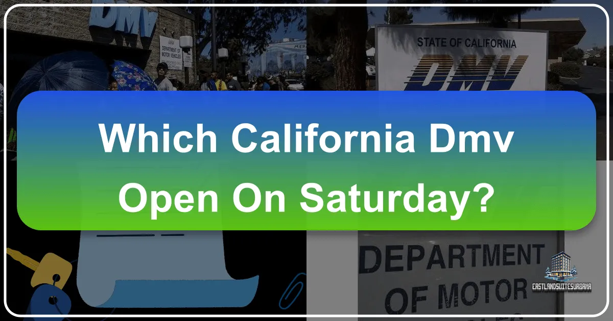 Unlocking California's Weekend Escape: Your Guide to DMV Access and Leisure in the Golden State