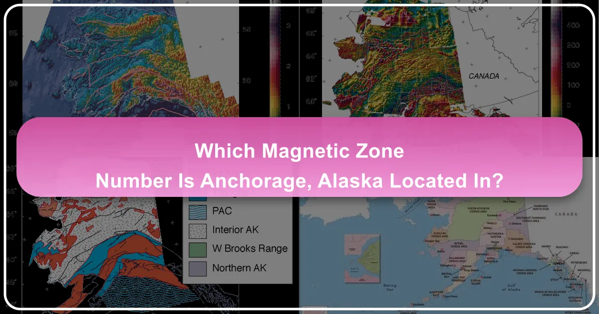 Which Magnetic Zone Number Is Anchorage, Alaska Located In