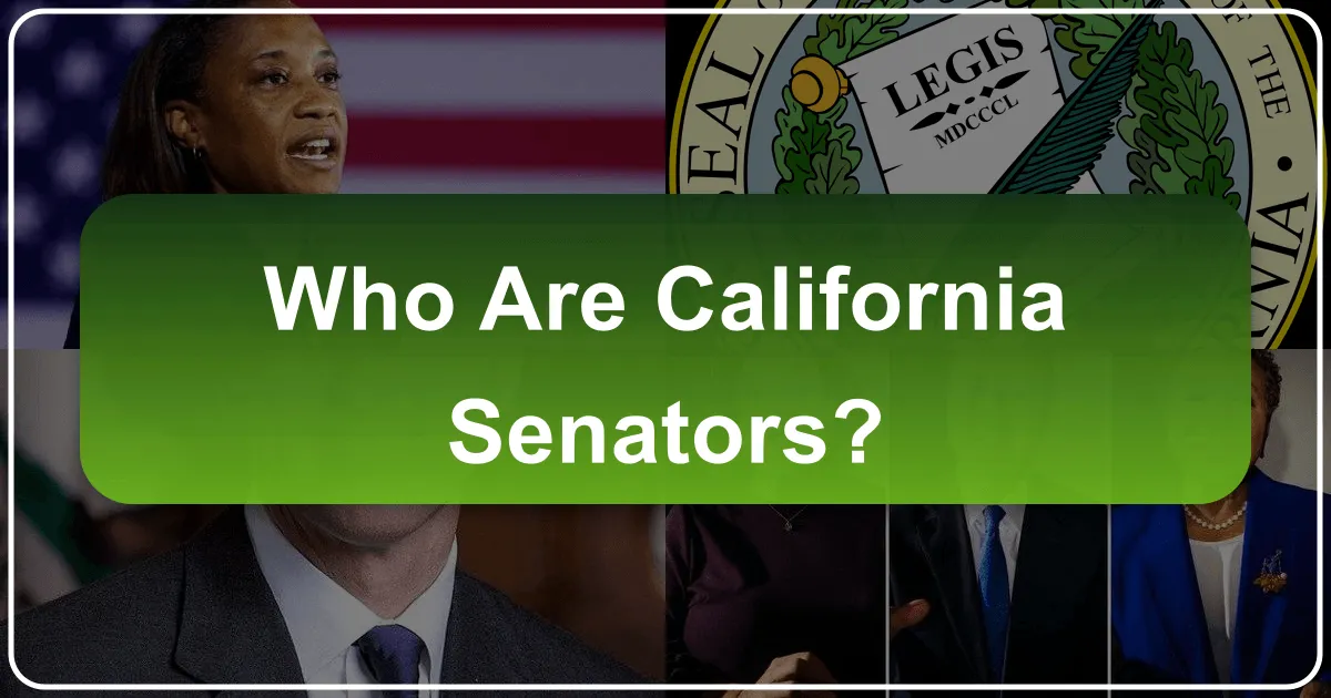 Who Are California Senators