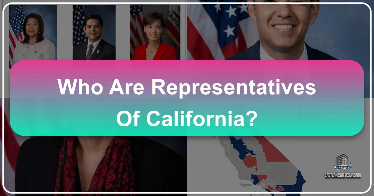 Who Are Representatives Of California?