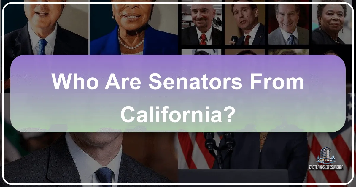 Who Are Senators From California?