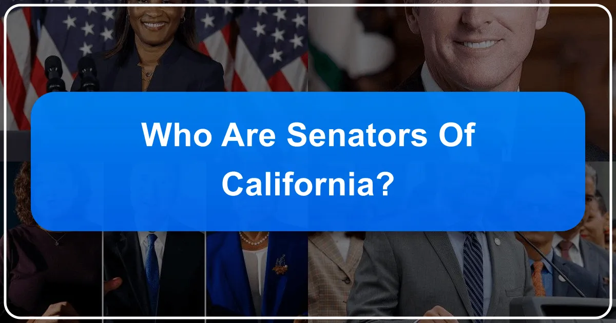 California's Guiding Voices: Discovering the Golden State Through its Senators and Iconic Destinations