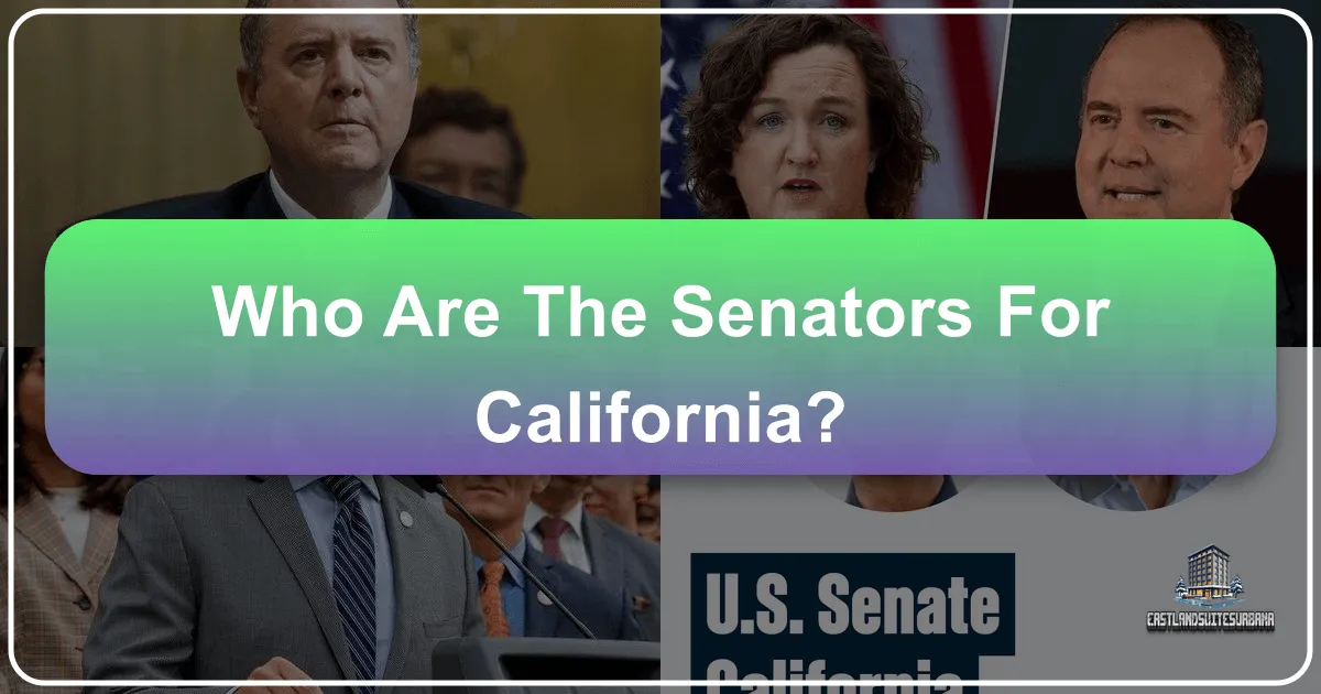 Who Are the Senators for California?