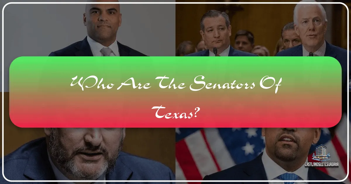 Who Are The Senators Of Texas?