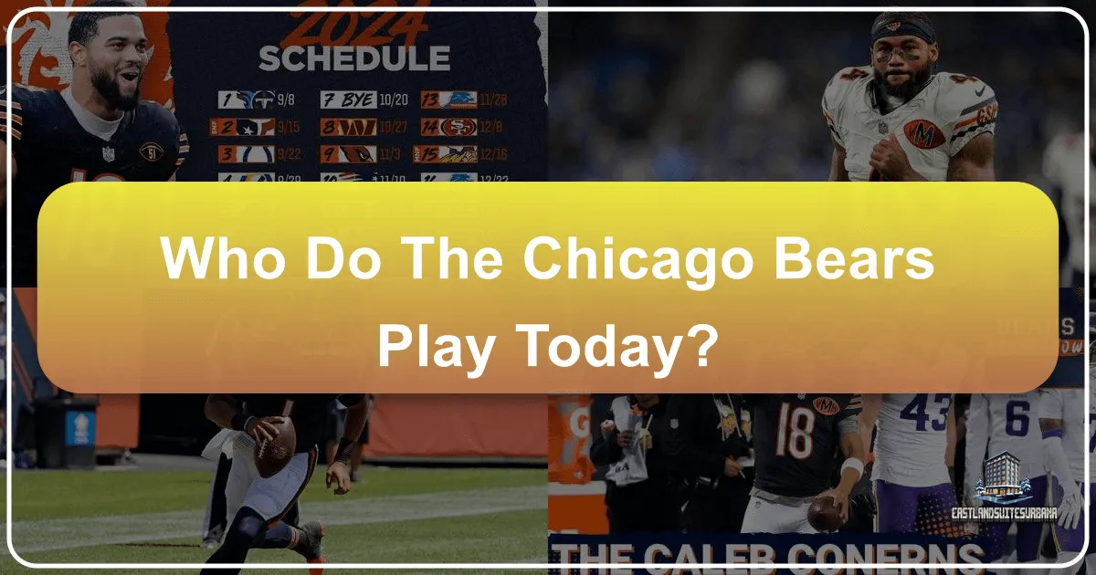 Who Do The Chicago Bears Play Today?