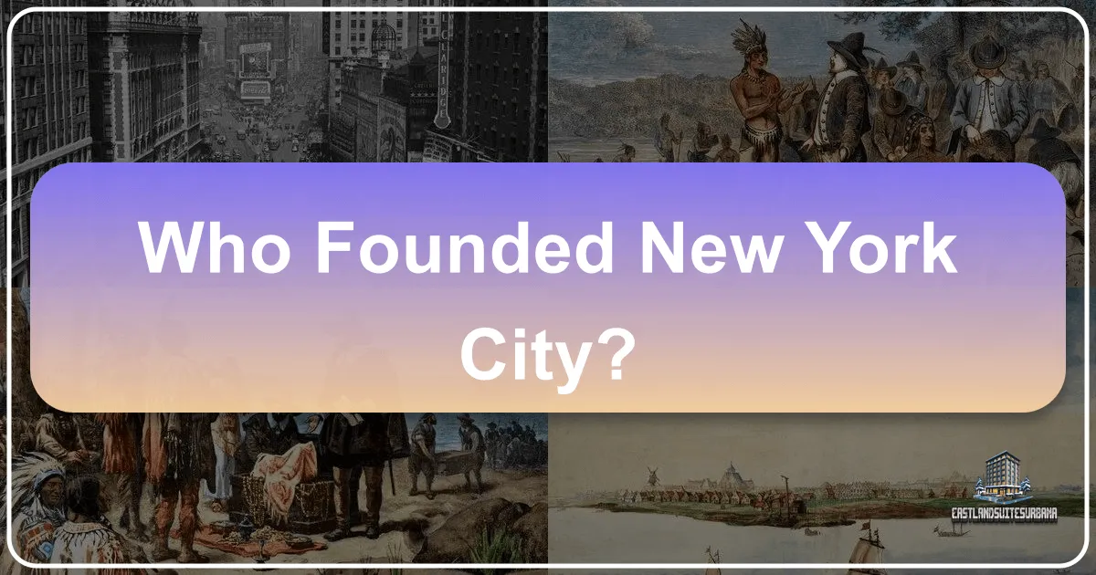 Who Founded New York City?