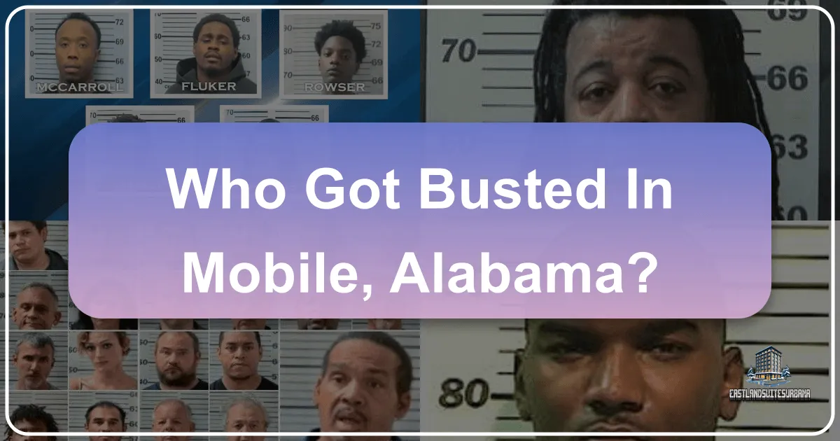 Unveiling the Unexpected: Who Got 'Busted' by the Charm of Mobile, Alabama?