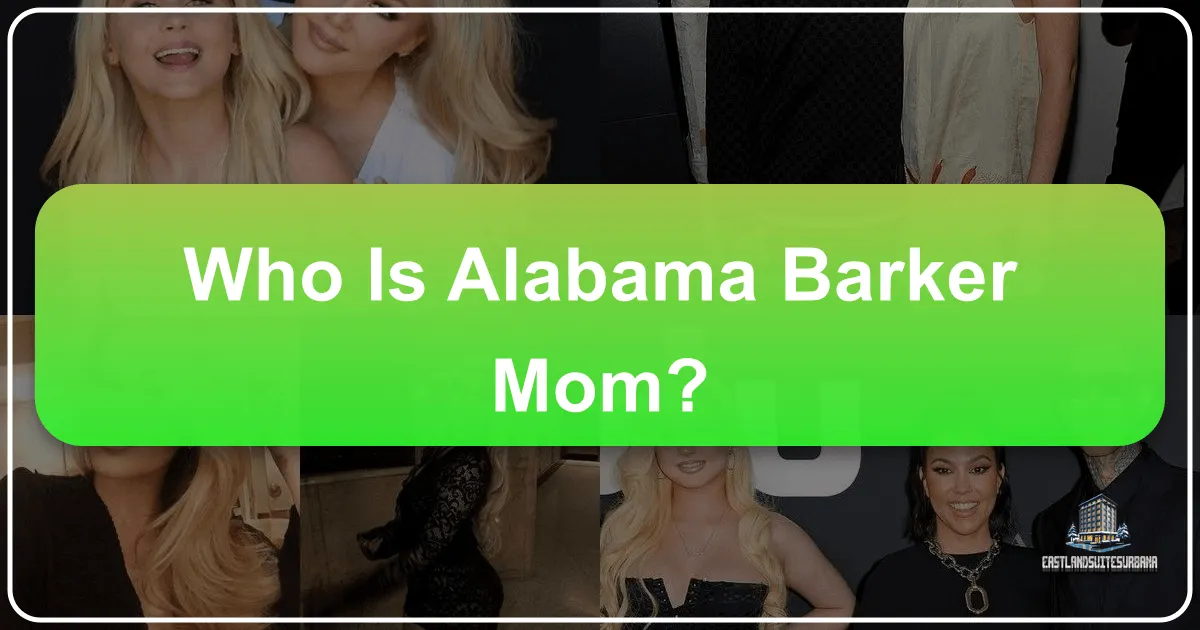 who is alabama barker mom