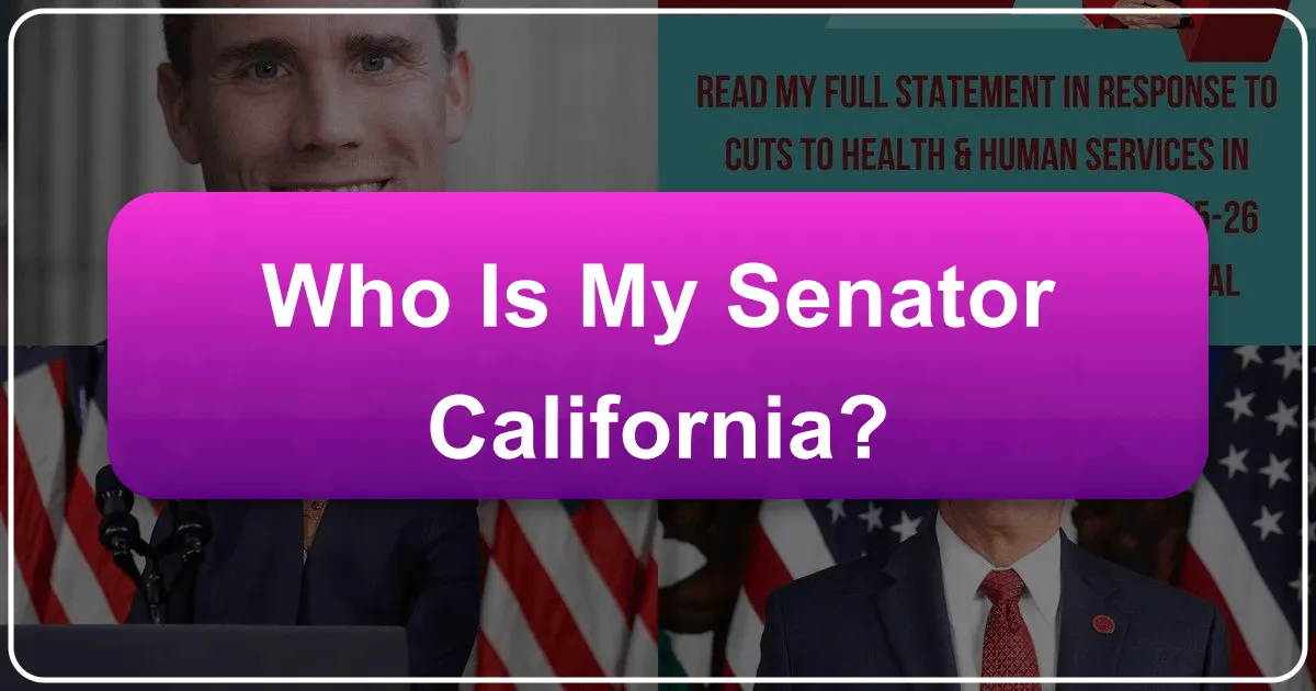 Who is My Senator California