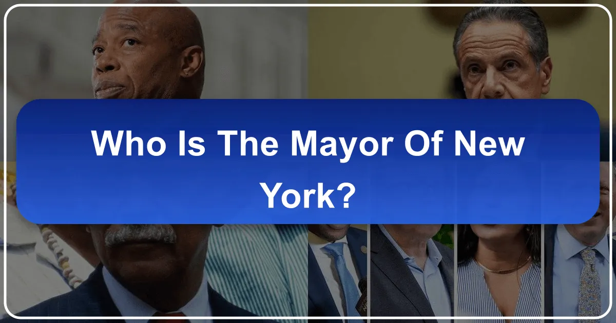 Who is the Mayor of New York?